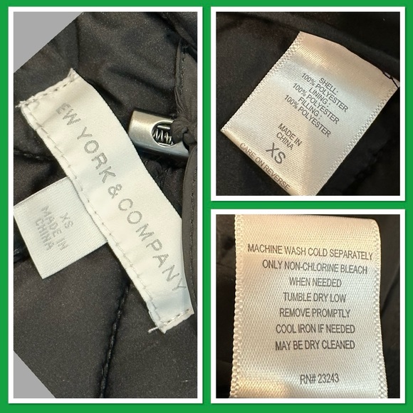 New York & company packable vest (NWOT) - Picture 3 of 10